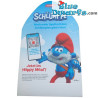 Mc Donalds Happy Meal - Carta di promozione - Grand puffo - Schleich - 2022
