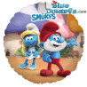Foil balloon -smurf party balloon - Papa Smurf and smurfette - 45cm - Party Factory