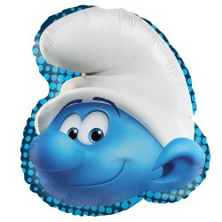 Helium Balloon set - The  Smurfs - 3 Foil balloons / 10 Latex balloons - Party Factory