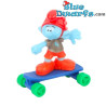 Skateboardeur Schtroumpf  - Kinder Suprise 2018 -  (+/- 4cm)