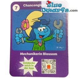 Mechanikerin Blossom Schlumpfine - Mc Donalds Happy Meal - Schleich - 2022 - 5,5cm