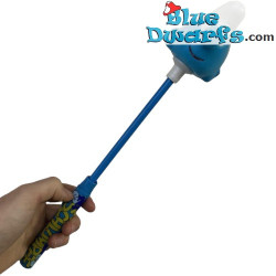 Schlumpf Lampe – auf Stab – funktioniert nicht mehr / nur dekorativ – 38 cm