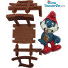 40228: Grote Smurf in schommelstoel (Supersmurf) - Schleich - 5,5cm
