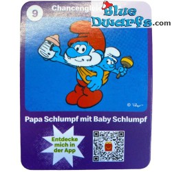Grand puffo con bambino - Mc Donalds Happy Meal - Schleich - 2022 - 5,5cm