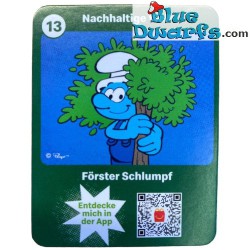 Schtroumpf forestier avec arbre - Mc Donalds Happy Meal - Schleich - 2022 - 5,5cm