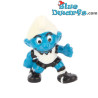Smurf met duimpje omhoog - voetbalsmurf- Duitsland - Ferrero Kinder Suprise 1988 - 3cm