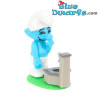 Farceur Schtroumpf avec grue - Kinder Suprise 2008 - 4cm