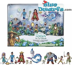 Raya und der letzte Drache - Kumandra Spielfiguren Set - 11 Spielfiguren - Disney - Hasbro