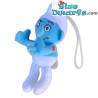 Juguete de peluche pitufos - Pitufo fortachón con tatuaje - Happy Meal - Mc Donalds 2011 - 10 cm