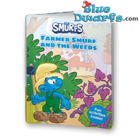 Mc Donalds Happy Meal boekje - The smurfs - Farmer smurf and the weeds - 2022