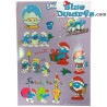 Smurf stickers - Christmas - 3 sheets - 2022 - 21x15cm