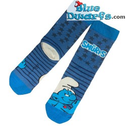 1 paar Smurfen potige smurf - sokken - Smurf (one-size)