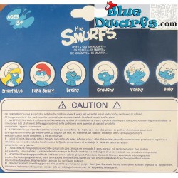 Grouchy Smurf *Plastic* (Goldie Marketing, +/- 15 cm)