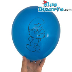 6 x ballon schtroumpf - Mc Donalds - 22.8 cm