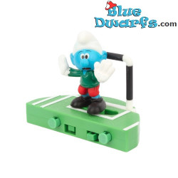 Doelman Smurf met groen shirt - McDonald's: Voetbalveld 2006 - Type A