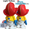 20833: Pitufo bombero - amarillo oscuro - Schleich - 2022 - 5,5cm