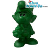 20081: Pitufo tirolés - Color verde - Marca: Waldbauer - Pitufo publicitario - Schleich - 5,5cm