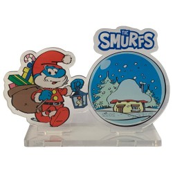 Christmas Smurf - Plastic figurine - Santa Claus - 10x7cm