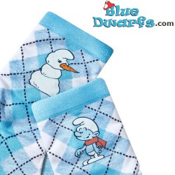 Christmas socks - The Smurfs - Wintersmurf and snowman - one size - adults
