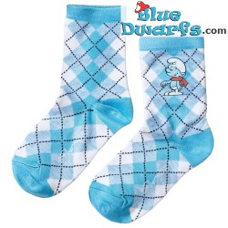 Christmas socks - The Smurfs - Wintersmurf and snowman - one size - adults