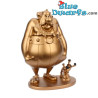 Obelix - goldene Farbe - Kunstharzfigur - Plastoy -15cm