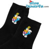 Birthday socks / Christmas Socks - The Smurfs - Smurf with gifts - one size - adults