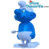 Landloper Smurf plastic +/- 8 cm  (wind op en beweegt)