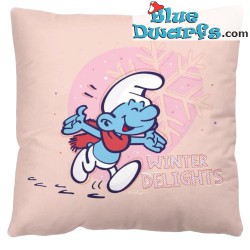 Smurf pillowcase - Winter Delights - 40x40cm