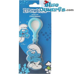 Smurf - keyring - Flexible rubber - 5 cm