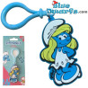 Smurfin - sleutelhanger - flexibel rubber - 5 cm