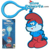 Grote smurf - Smurfen - sleutelhanger - flexibel rubber - 5 cm