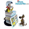 Lucky Luke con pila de libros - Figura Resina - Collectoys -  Plastoy - 19cm
