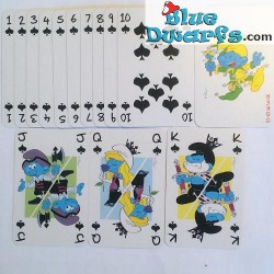 Juego de naipes pitufos de color (54 cartas)