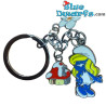 Smurfette - keyring - Metallic - 5 cm