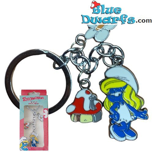 Smurfin - sleutelhanger - Metaal - 5 cm