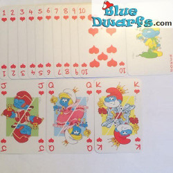 Speelkaarten smurfen gekleurd (54 kaarten)