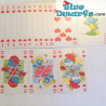 Jeu de cartes schtroumpfs multi couleurs (54 cates)