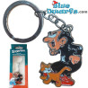 Gargamel und Azrael - Schlumpf Schlüsselanhänger / Schlüsselring - Metall - 5 cm