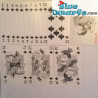 Playing Smurfs sketched (54 cards)