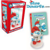 Docteur Papa Schtroumpf sur socle - Figurine avec livre grec en boite - 7,5cm - Nr.3