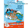 Livre de coloriage Schtroumpf - pirates - Στρουμφάκια  - 28x21cm