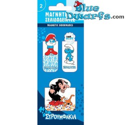 Magnetic Bookmarks - 3 pieces - with Gargamel - The Smurfs - Love Greece - 5cm
