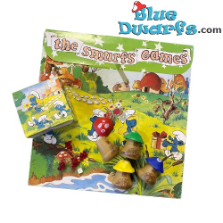 Vintage Smurfs Game – With Figures and Houses – "The Smurf Games"