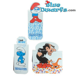 3x Smurfs Magnetic Bookmarks - Papa Smurf, Clumsy Smurf and Gargamel - Love Greece - 5cm