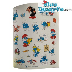 Smurf booklet - Back to school - Greek language - with stickers  -16x20cm