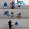 Babysmurf met teddybeer - Smurf Ferrero  - Kinder Suprise - 2011 - 4cm