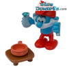 Grote Smurf met laboratorium glazen - Smurf Ferrero  - Kinder Suprise - 2011 - 4cm