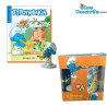 Trumpet Smurf - Collectible figurine with Greek booklet in box - 7,5cm - Nr. 8