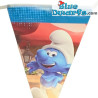 Party Chain - 10 Pennant Paper Chain  - The smurfs - Multicolor  - 500 cm - Party Factory