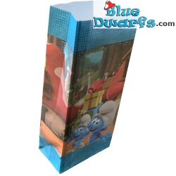 10x paper party bags  - Brainy and Jokey smurf - 23x10cm - Party Factory